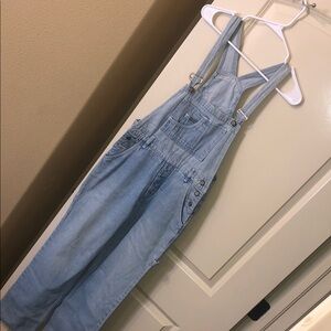 Rhino Jeans Work Wear Light Wash Denim Overalls